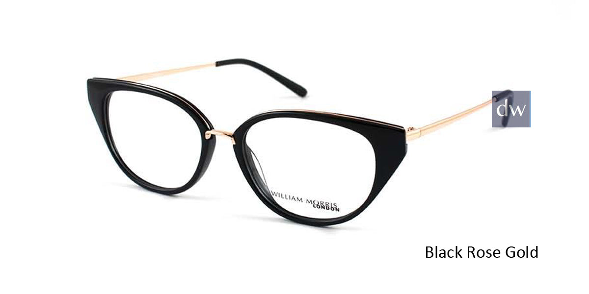 Black/Rose Gold William Morris London WM50044 Eyeglasses.
