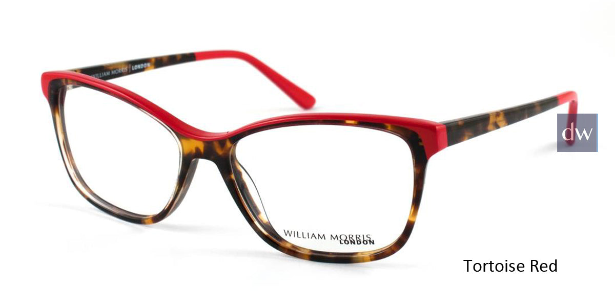 Red/Tortoise (C2) William Morris London WM50043 Eyeglasses.