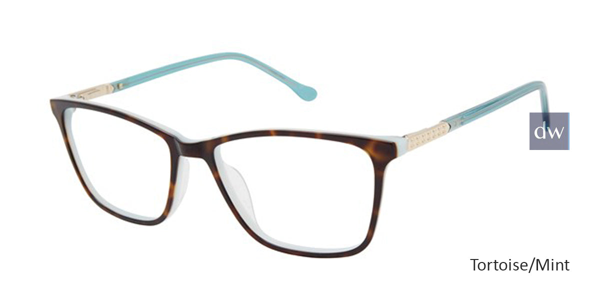 Tortoise/Mint Buffalo Ultra Thin BW015 Eyeglasses