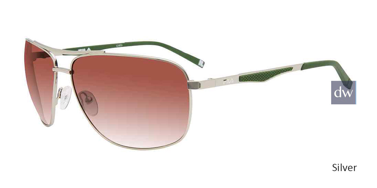 Silver Fila SFI180 Sunglasses