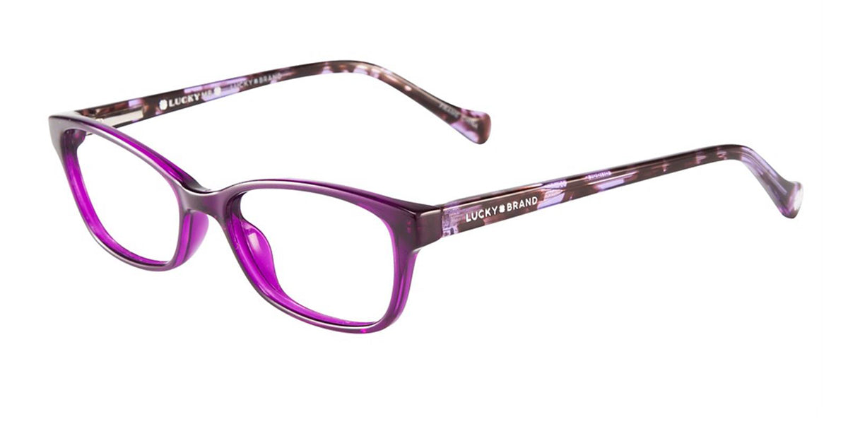 Purple Lucky Kid D706 Eyeglasses - Teenager