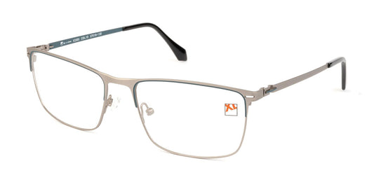 Silver/Petrol C-Zone XLX2505-10 Eyeglasses