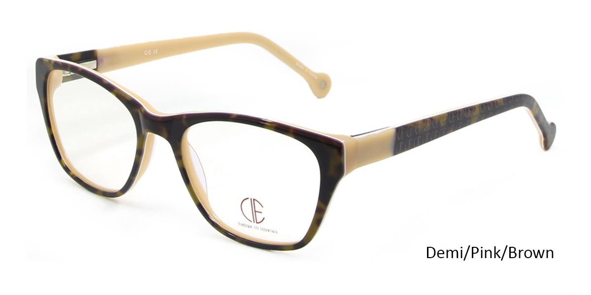 Demi/Pink/Brown CIE SEC103 Eyeglasses.