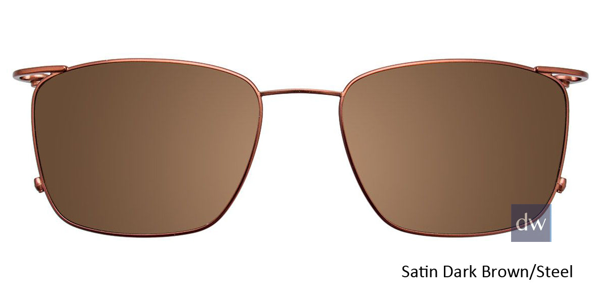 Satin Dark Brown Steel Clip-On