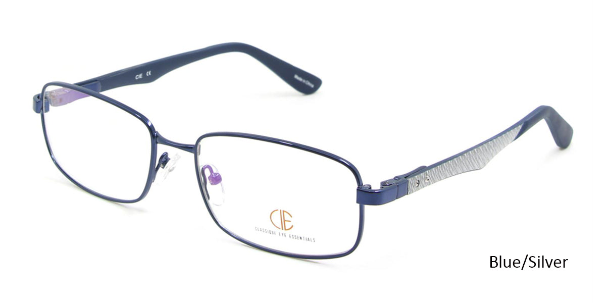 Blue/Silver CIE SEC118 Eyeglasses.