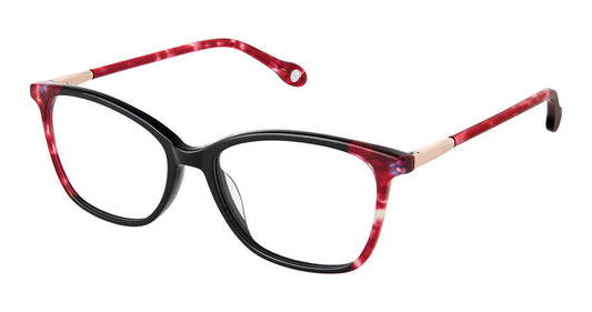 FYSH F-3724 Eyeglasses Black Cranberry