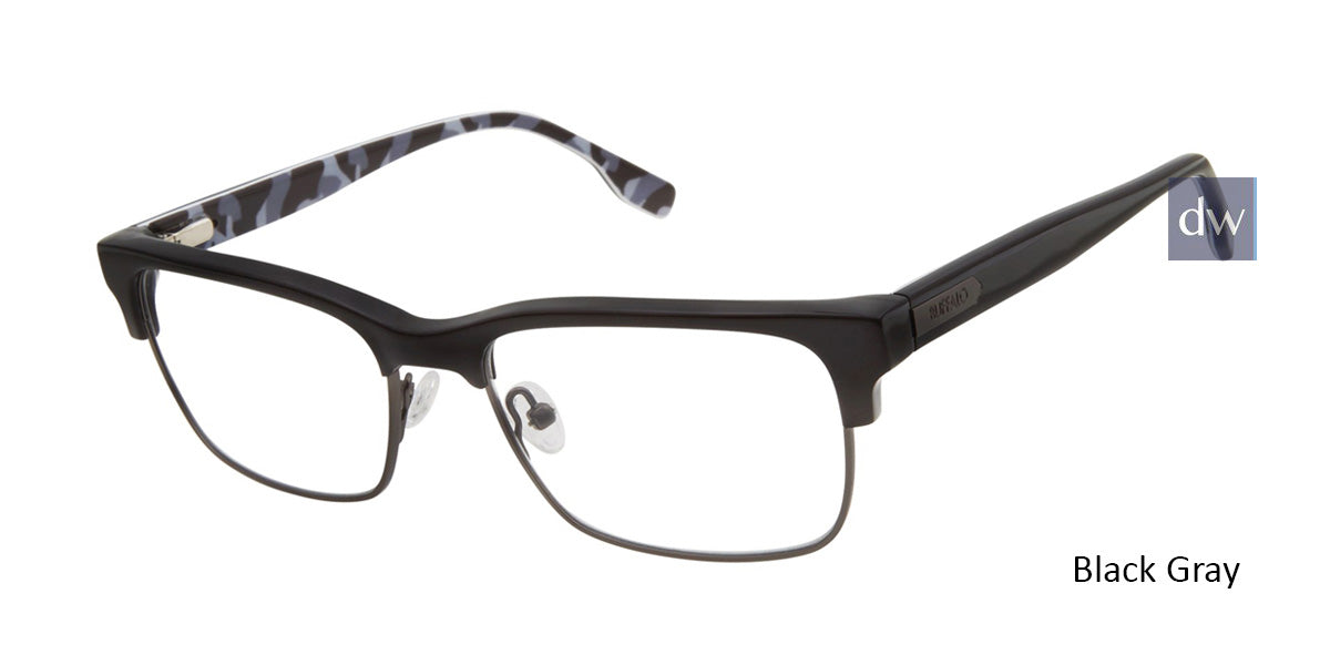 Black Gray Buffalo BM500 Eyeglasses.