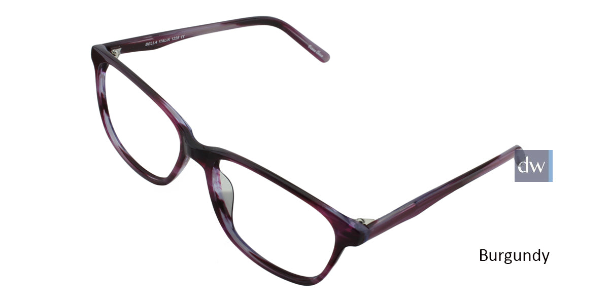 Burgundy BELLA ITALIA 1228 Eyeglasses