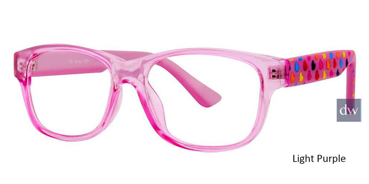 Light Purple Vivid Soho 131 Eyeglasses.