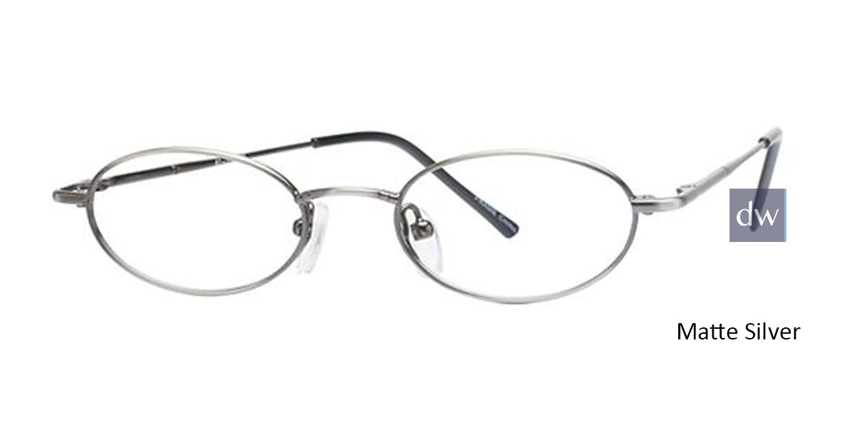 Matte Silver Parade 1505 Eyeglasses.