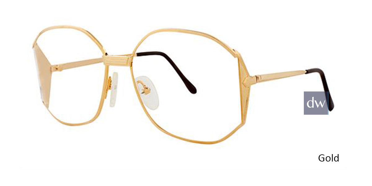 Gold Elan 151 Eyeglasses.