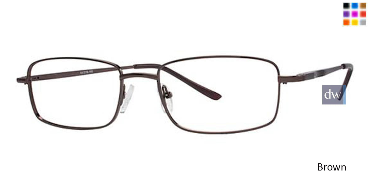 Brown Parade Q Series 1611 Eyeglasses.
