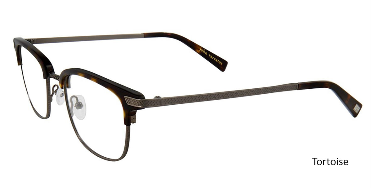Tortoise John Varvatos V162 Eyeglasses.
