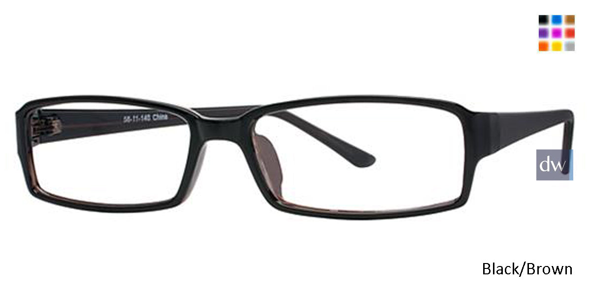 Black/Brown Parade 1707 Eyeglasses.