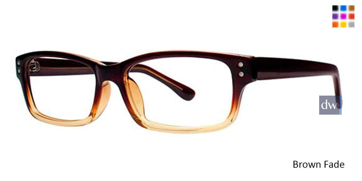 Brown Fade Parade Q Series 1714 Eyeglasses.
