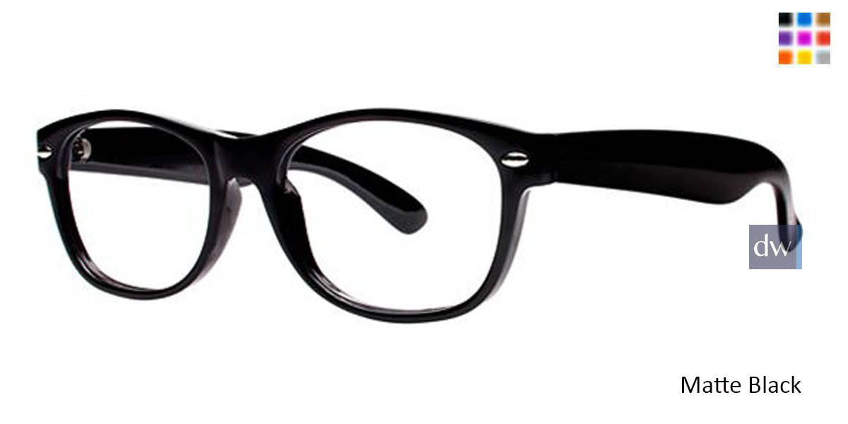 Matte Black Parade Q Series 1717 Eyeglasses.