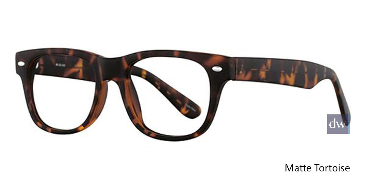 Matte Tortoise Parade Q Series 1723 Eyeglasses - Teenager