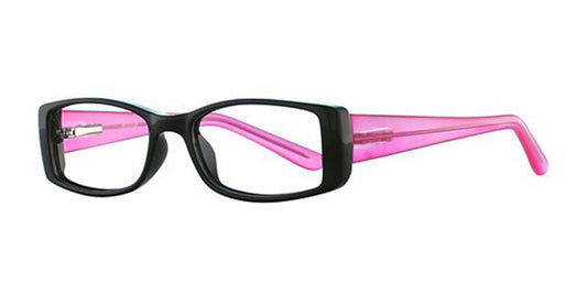 Black/Pink Parade Q Series 1737 Eyeglasses.