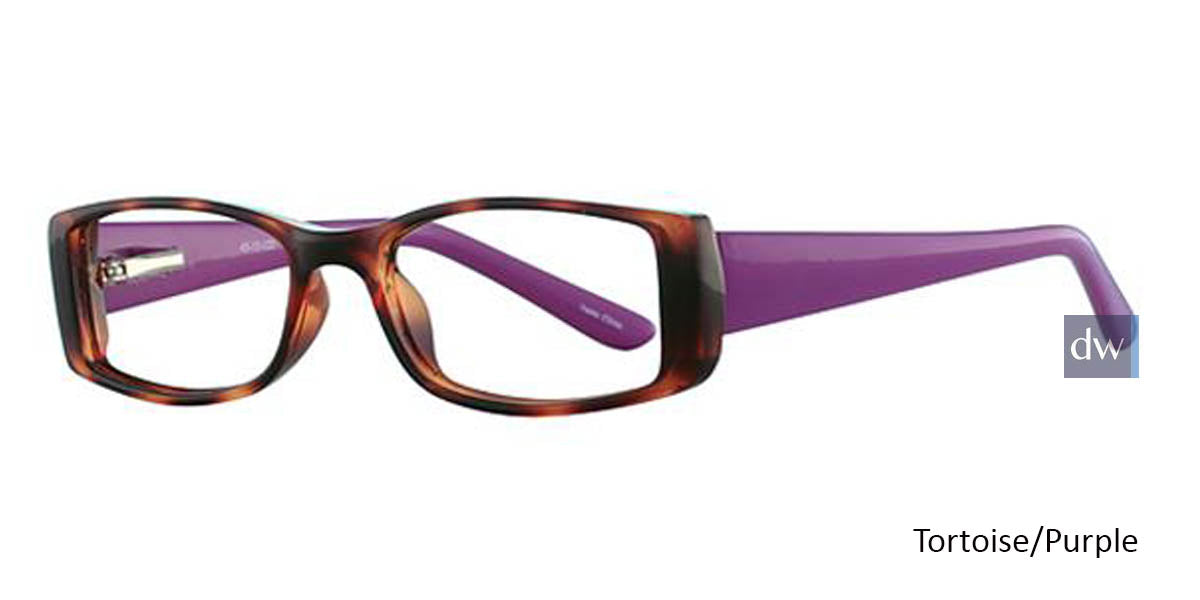 Tortoise/Purple Parade Q Series 1737 Eyeglasses.