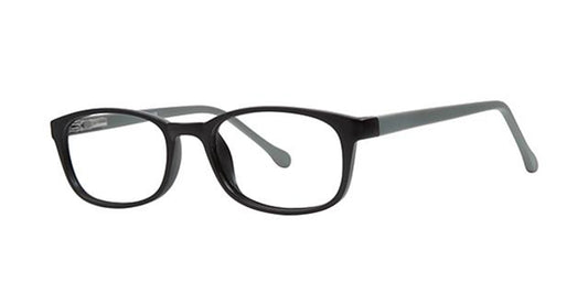 Black/Gray Parade Q Series 1777 Eyeglasses - Teenager.
