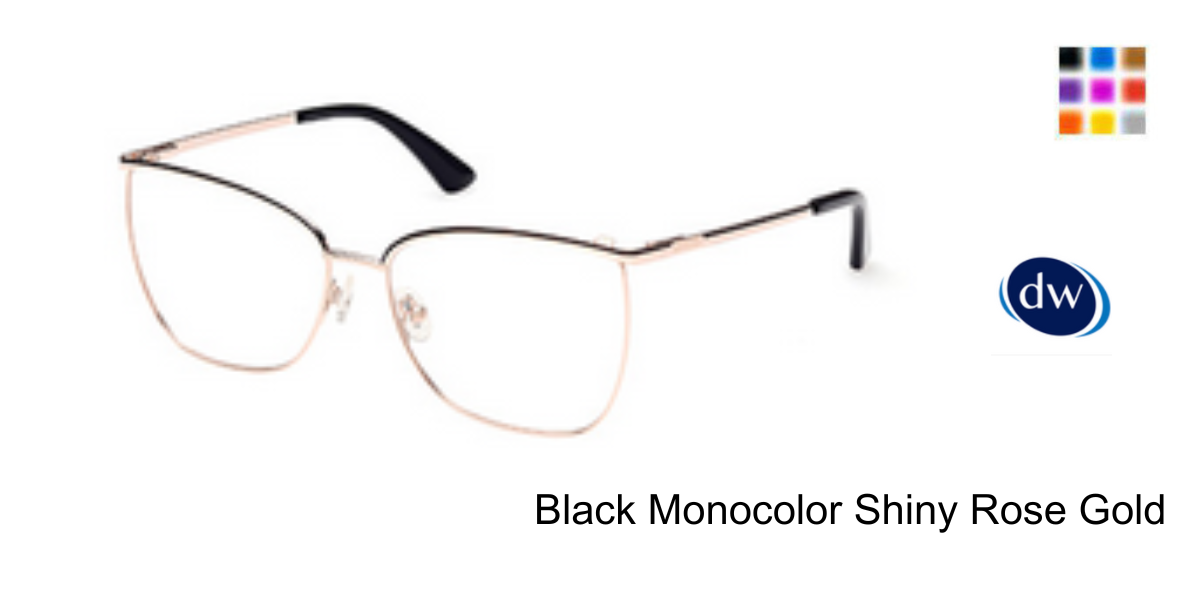 Black Monocolor Shiny Rose Gold