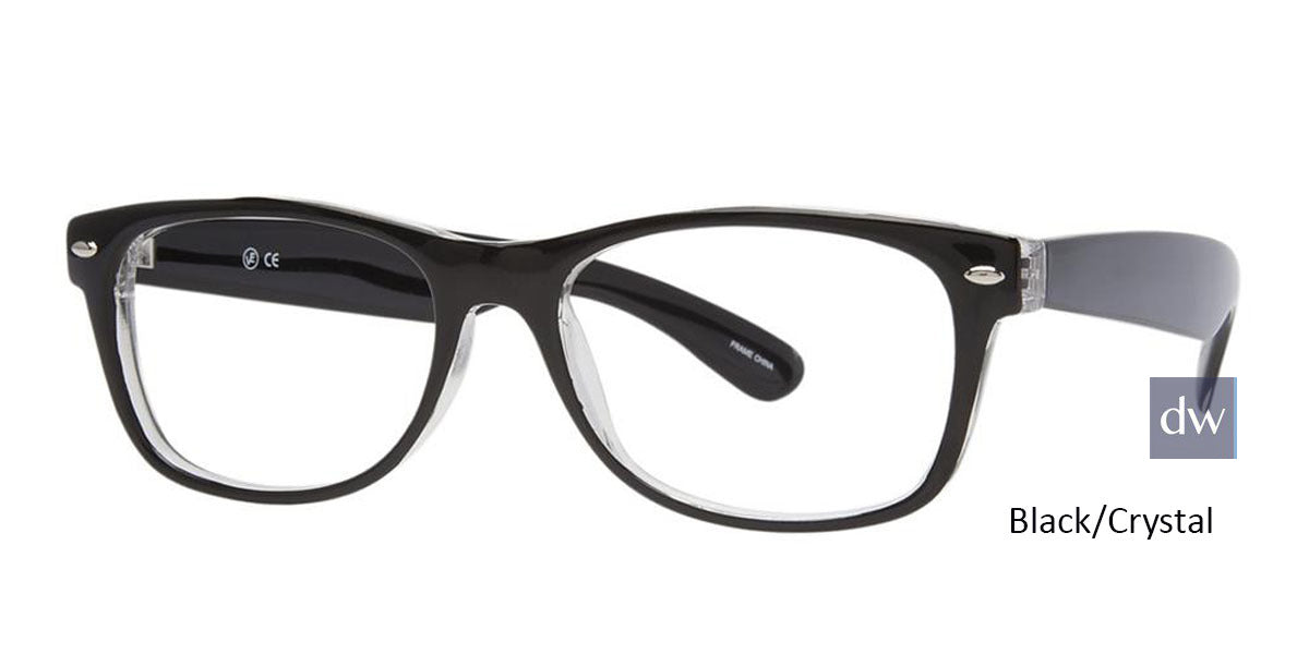 Black Crystal Vivid Soho 101 Eyeglasses.