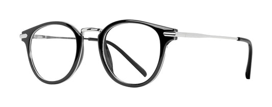 Black Silver Eight to Eighty College Eyeglasses