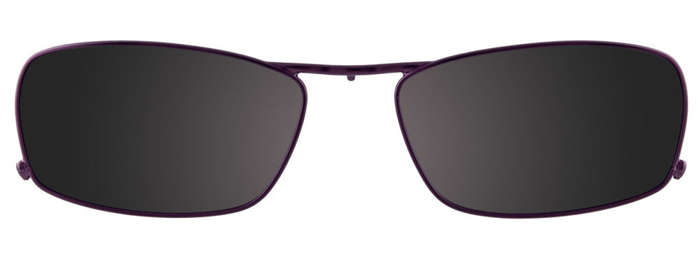 Satin Dark Plum Clip On