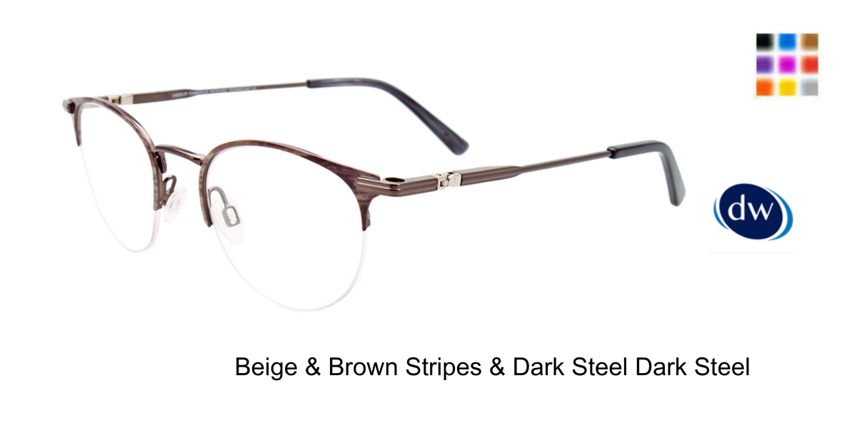 Beige Brown Stripes  Dark Steel Dark Steel