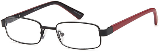Black Red Capri Peachtree PT99 Eyeglasses