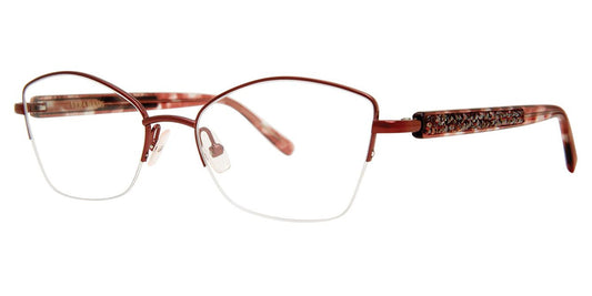 Burgundy Vera Wang Isla Eyeglasses.