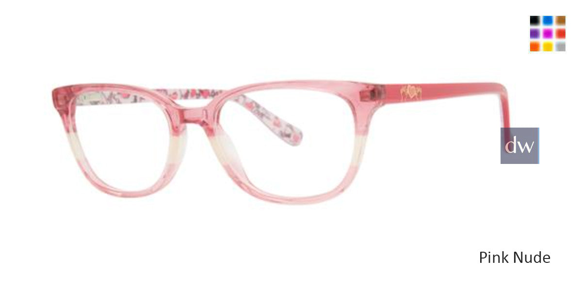 Pink Nude Kensie Girls RX Love Eyeglasses.