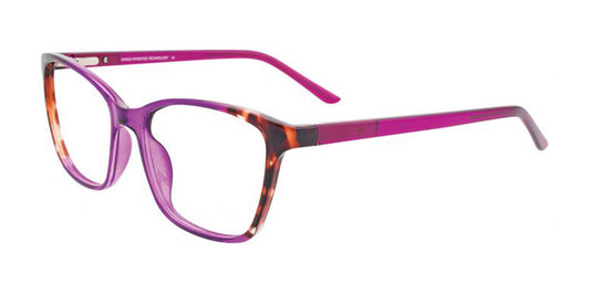 Purple Crystal & Demi Brown Cargo C5048 Eyeglasses.