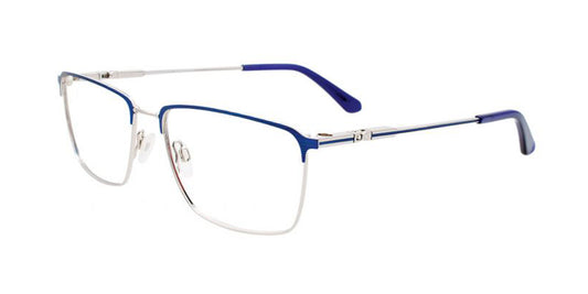 Satin Blue & Silver Clip & Twist CT269 Eyeglasses.