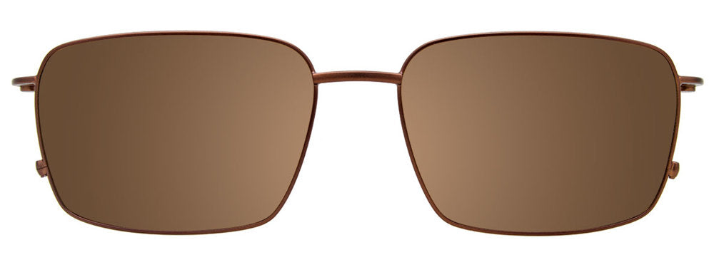 Matt Brown Steel Brown Clip On