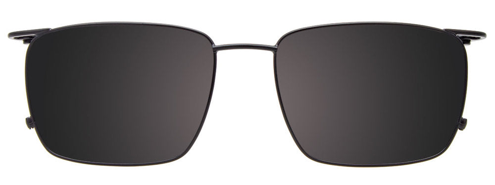 Black Dark Steel Clip On