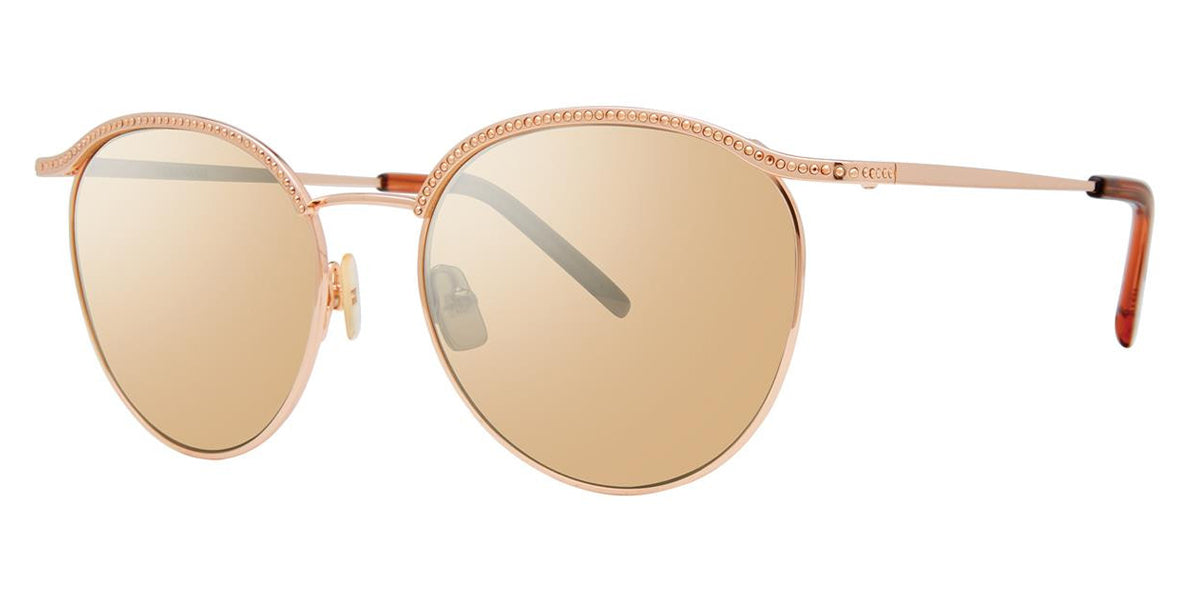 Crystal Rose Gold Vera Wang Felicia Sunglasses.