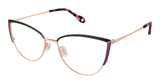 FYSH F-3713 Eyeglasses Black Violet
