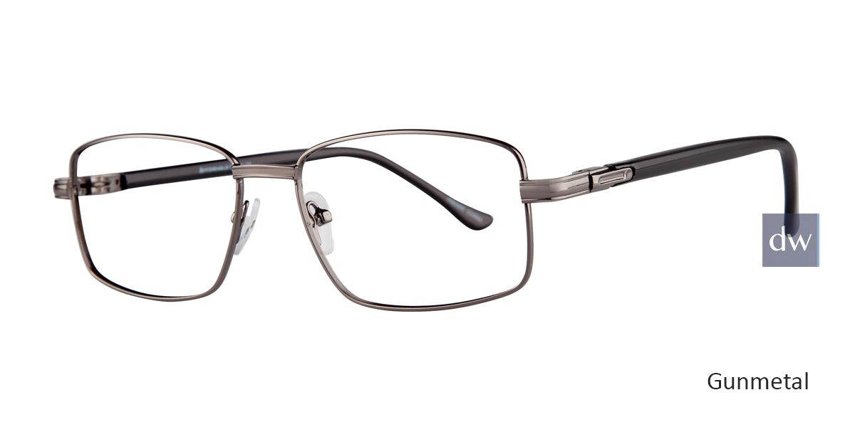 Gunmetal Affordable Designs Noah Eyeglasses.