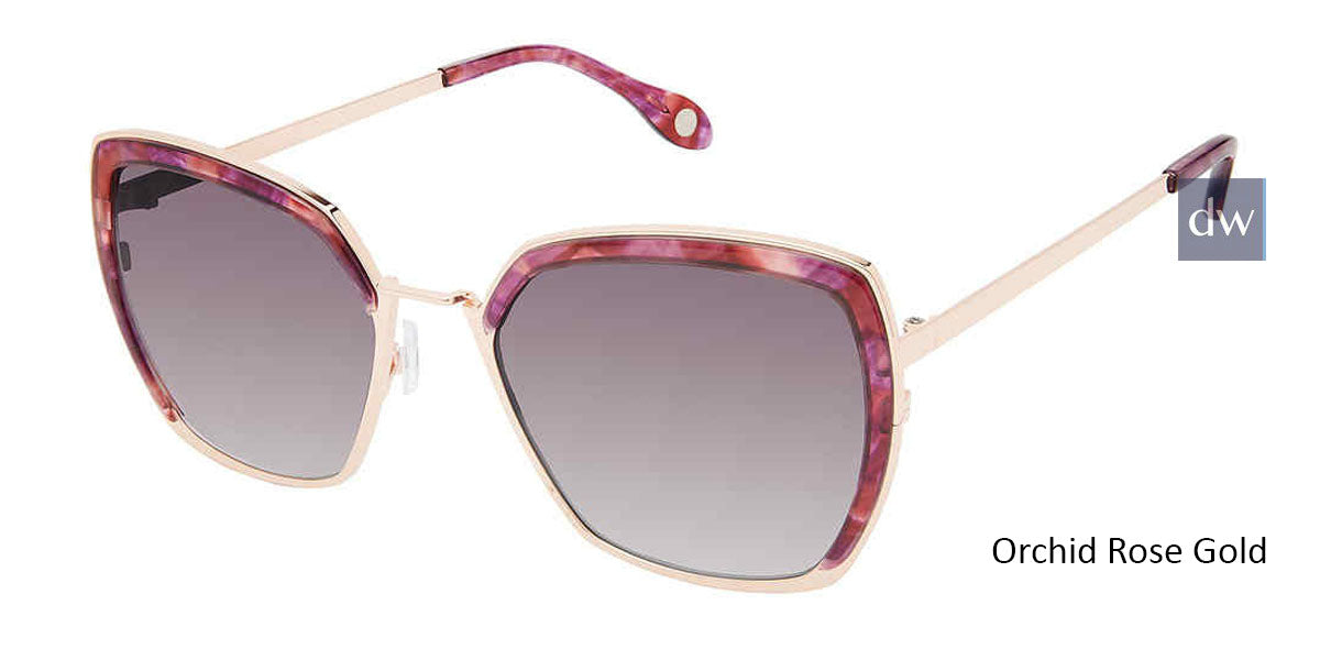 Orchid Rose Gold Fysh F-2078 Sunglasses