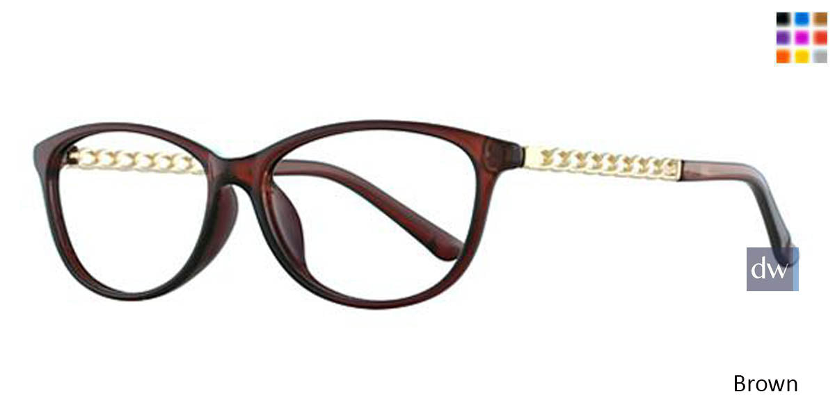 Brown Parade Plus 2120 Eyeglasses.