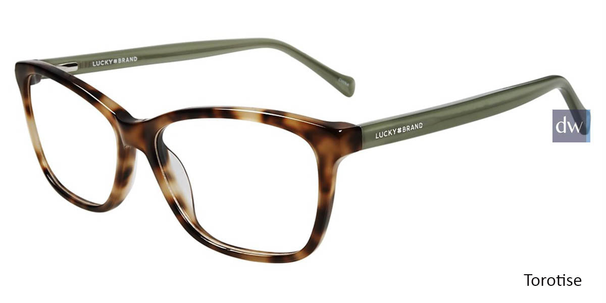 Tortoise Lucky Brand D214 Eyeglasses.