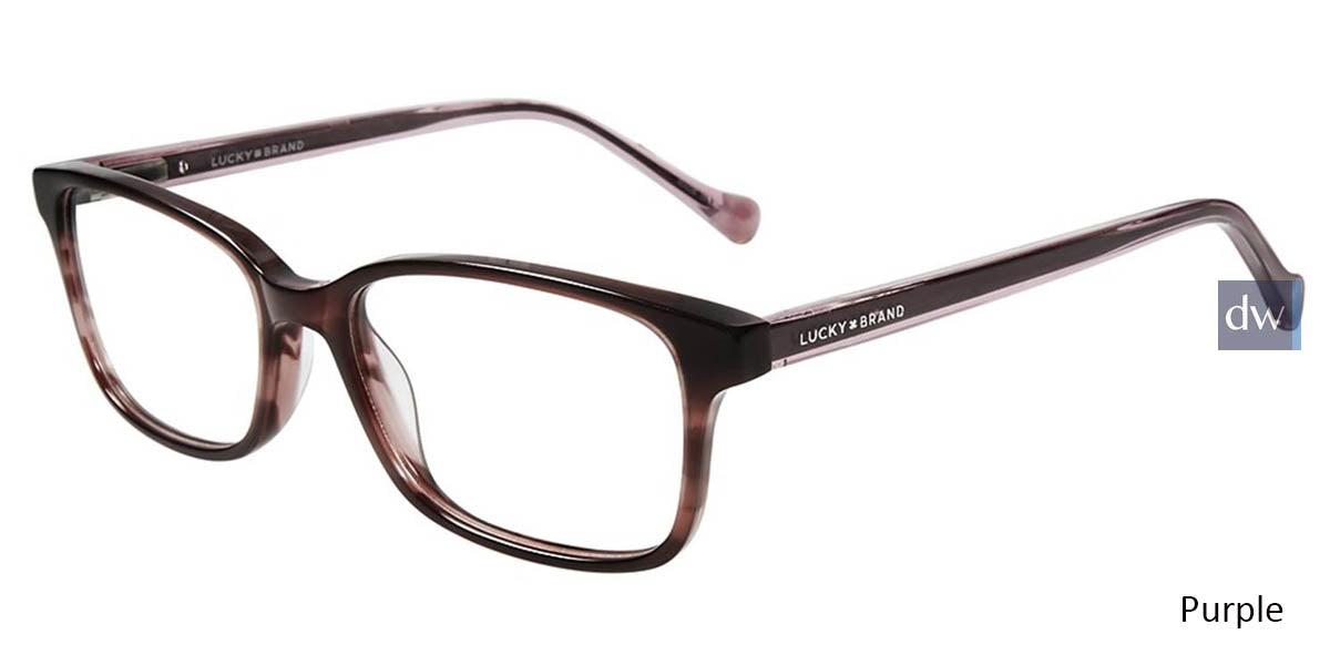 Purple Lucky Brand D215 Eyeglasses.