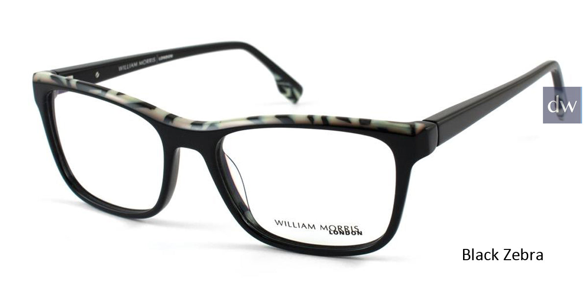 Black/Zebra William Morris London WM50052 Eyeglasses.