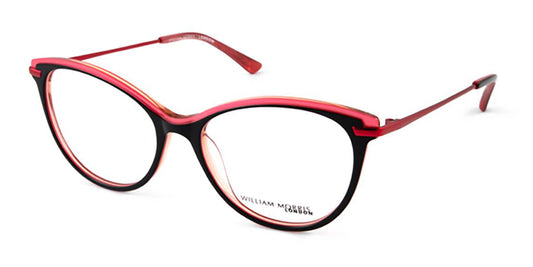 Black/Pink/Red William Morris London WM50116 Eyeglasses.