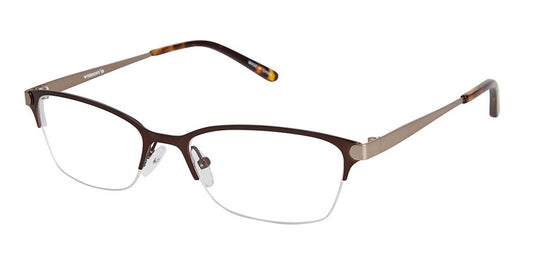 Matte Brown (c01) Vision's 235 Eyeglasses.