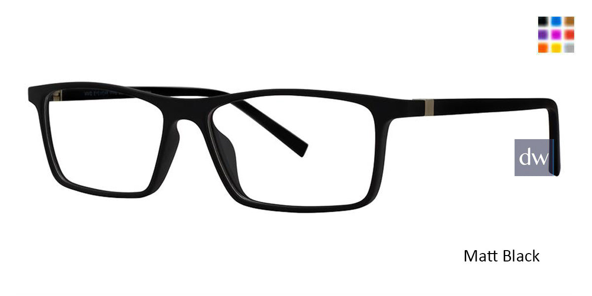 Matt Black Vivid Collection Vivid 253 Eyeglasses - Teenager.