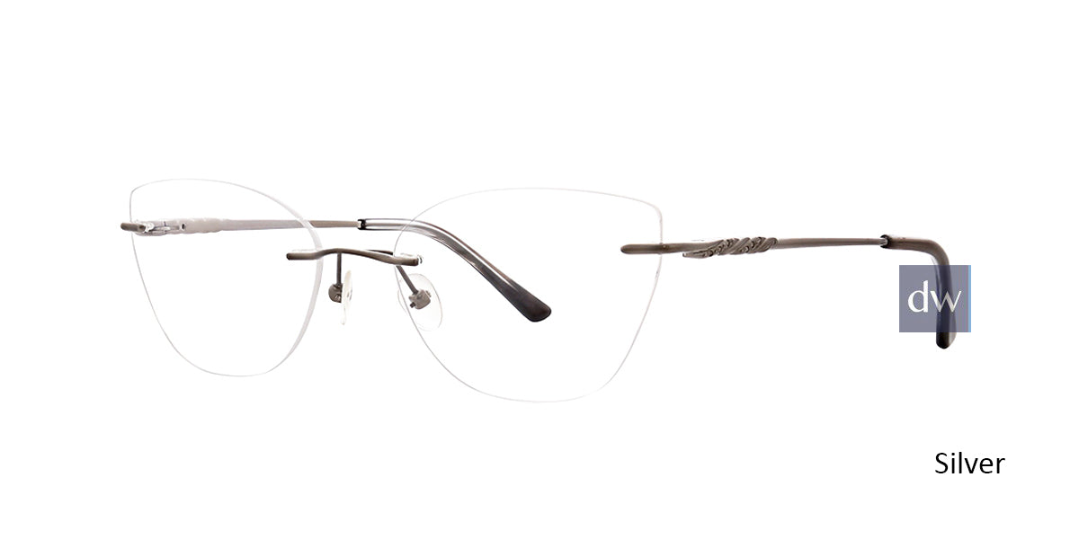 Silver Totally Rimless 271 Fortuna Eyeglasses.