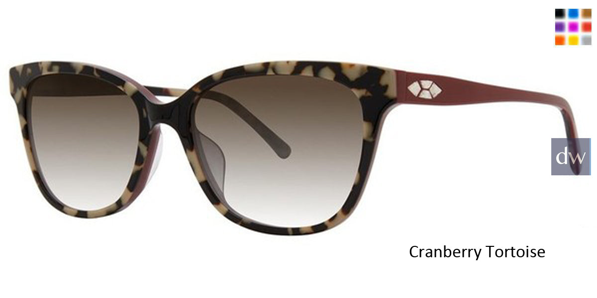 Cranberry Tortoise Vera Wang VAS5 Sunglasses.