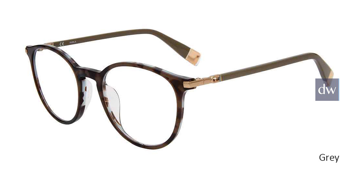 Grey Furla VFU591 Eyeglasses